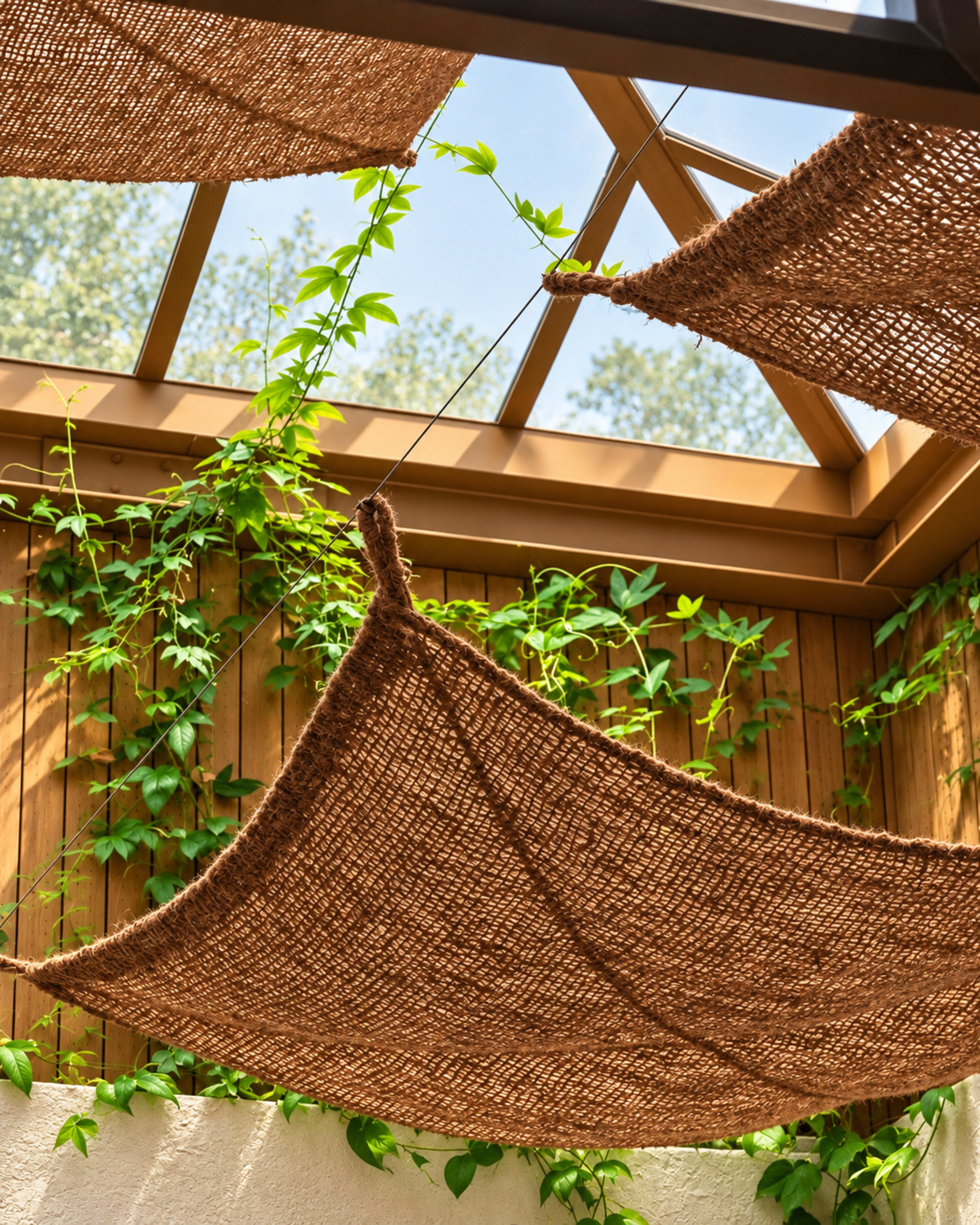 coir shade sail 2