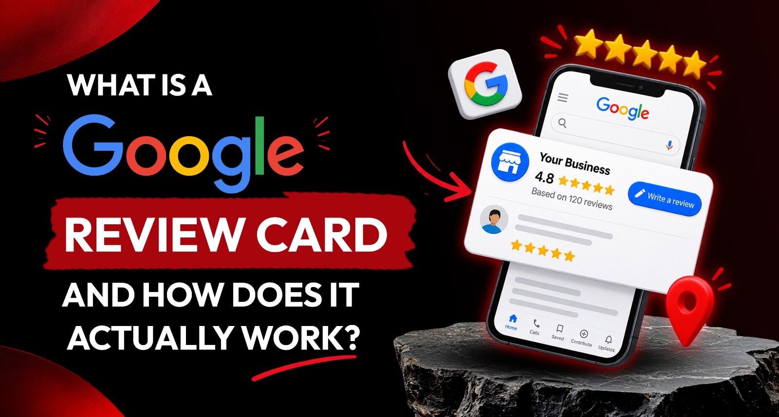 What Is a Google Review Card and How Does It Actually Work?
