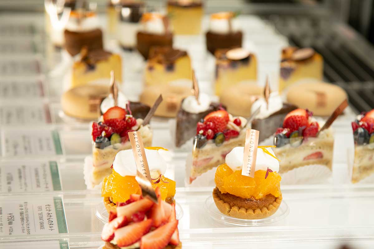 BEYOND SWEETSのケーキ