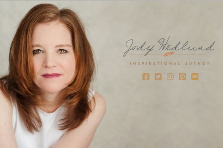 Screenshot: Jody Hedlund Logo on his Website