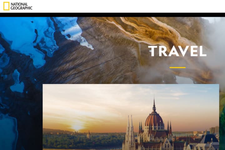 National Geographic Logo on their website