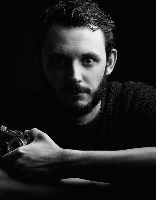 Example of headshot with black background