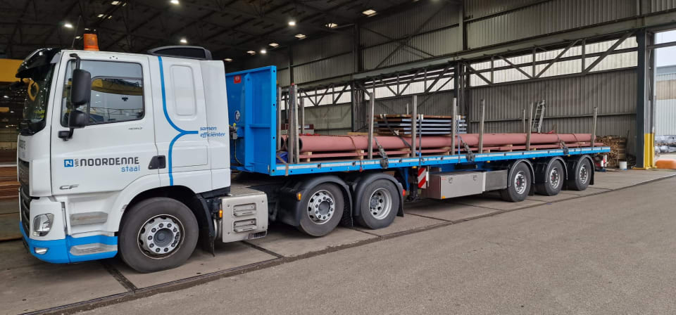 Levering buizenvracht in Geconserveerde uitvoering