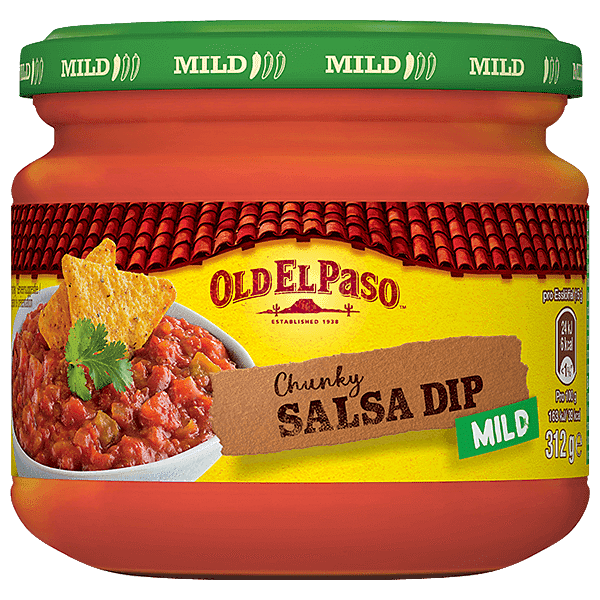 un pot en verre de salsa épaisse et douce Old El Paso, 312 g