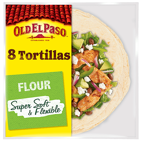 un paquet de tortillas à la farine Old El Paso 8, 326g