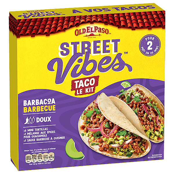 kit de tacos doux barbecue barbacoa street vibes old el paso