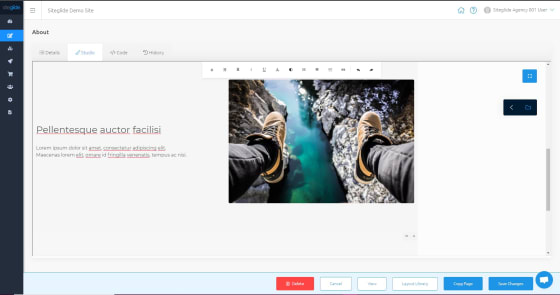 Visual Page Builder