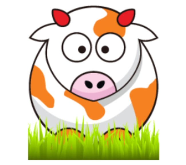 One Orange Cow