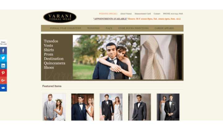 Varani Formal Wear