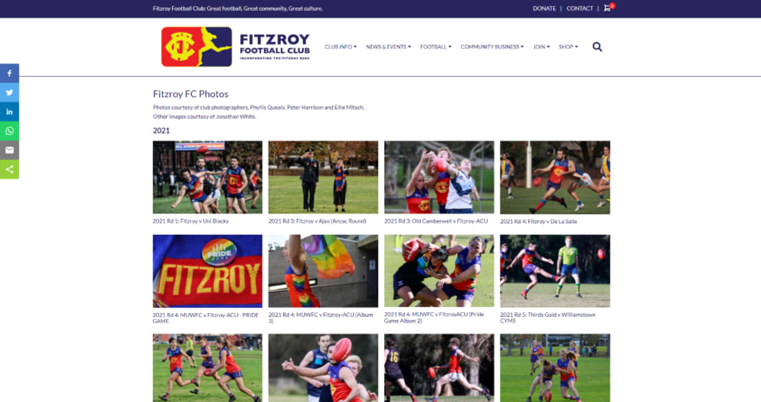 Fitzroy FC Gallery