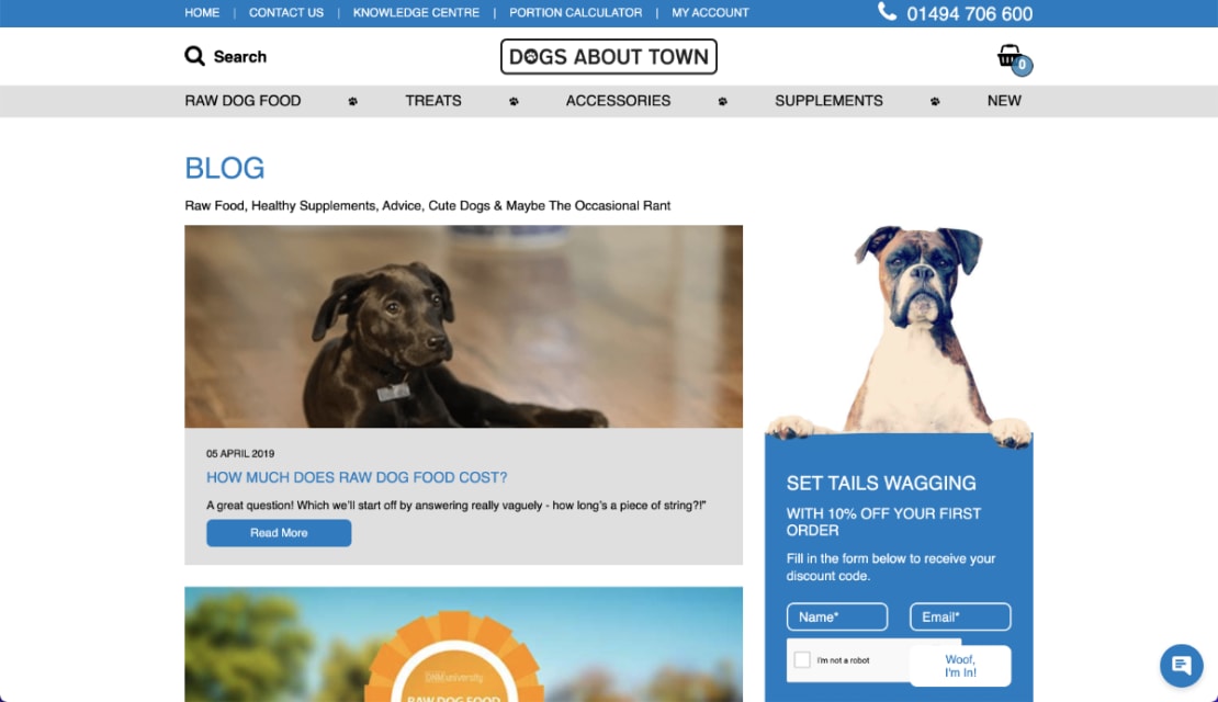 Dogs About Town Showcase Webapps