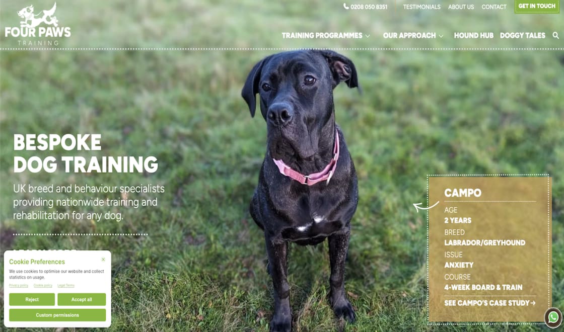 Four Paws Training