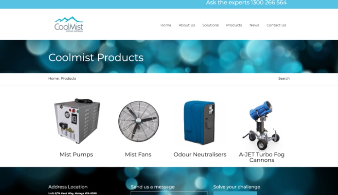 CoolMist Systems Australia Showcase