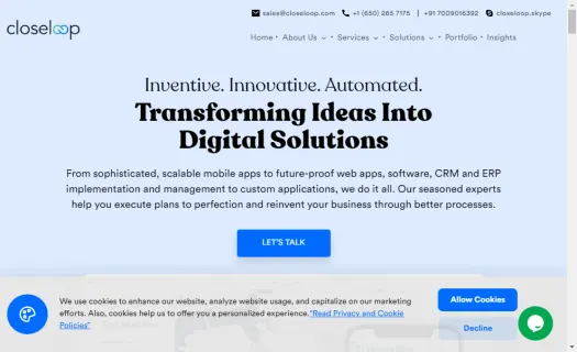 Best Web Development Company- Closeloop