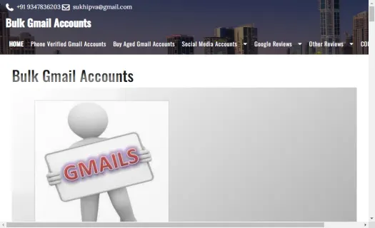 Bulk Gmail Accounts