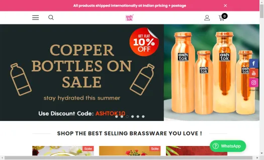 Copper Water Bottles