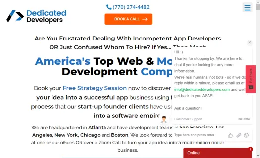 Dedicated Developers