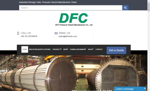 DFC Tank Pressure Vessel Manuf