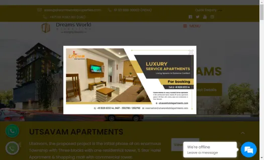 Dreams World Properties in the holy land of Guruvayur