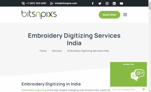 Embroidery Digitizing Service 