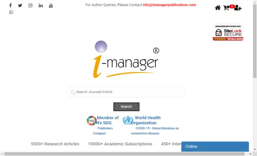 i-manager Publications 