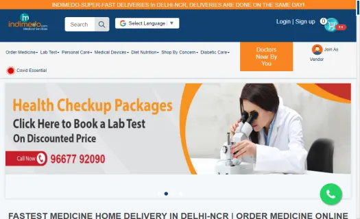 Indimedo Online Pharmacy 