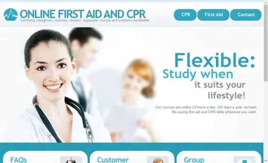Online First Aid and CPR Certification