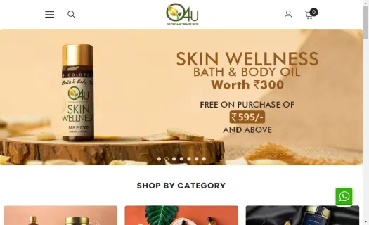 Organic O4U Rose Essential Oil for Skin