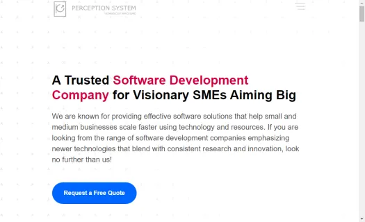 Perception System Web Development