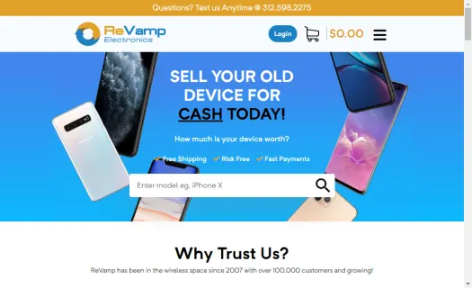 Sell Your Broken Cell Phones and Old Device For Cash | ReVamp Electronics