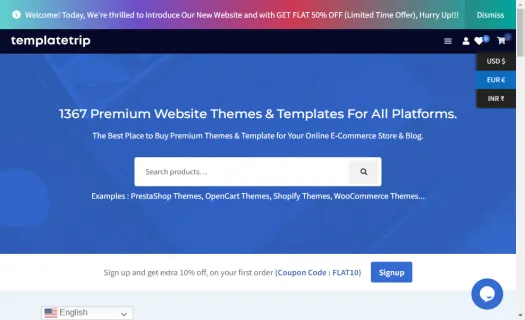 TemplateTrip, we develop premium ecommerce