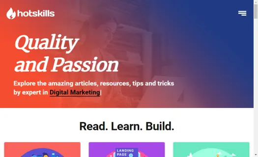 Thehotskills - Web Design Inspiration Gallery
