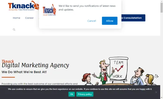 Tknack digital marketing agency Islamabad