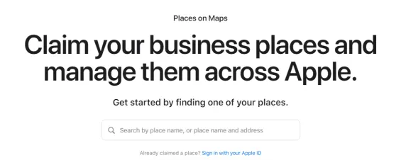 apple maps business