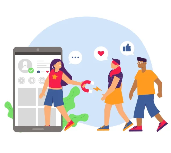 lady attracting influencers