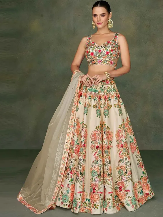 floral-lehenga