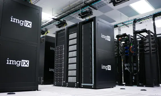 Visual Media Solution company servers stacked