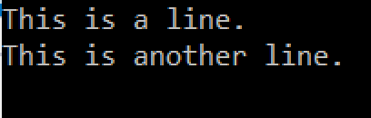 Injecting \n as a new line in the same string