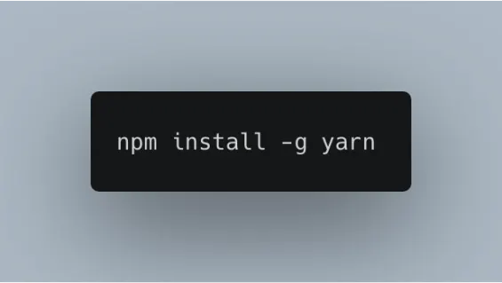 Installing Yarn