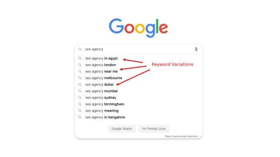 Keyword Variations by Google Suggestions