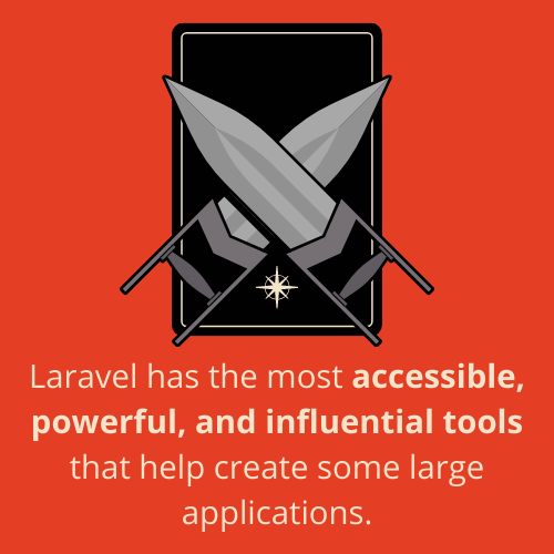 Laravel has most powerful toolkit