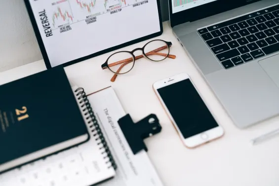 smartphone on the table