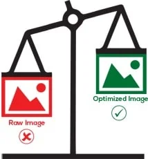 Optimize and reduce JPEG images