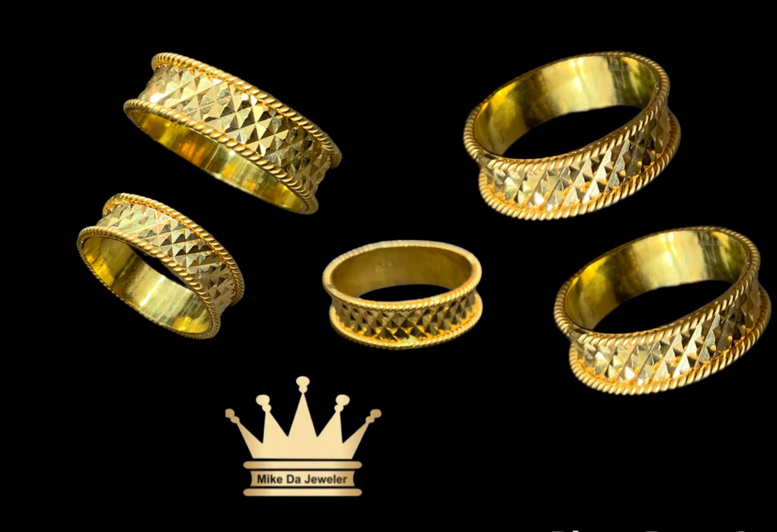 21k Handmade Gold Band