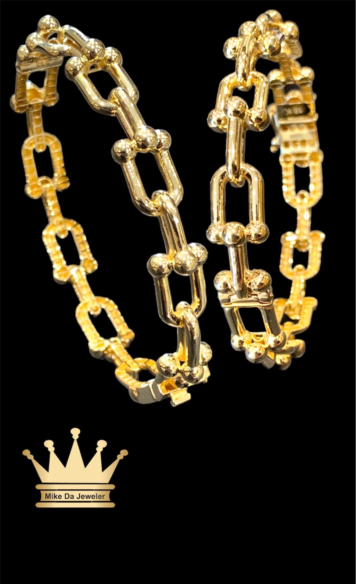 18k Yellow Gold Bangles