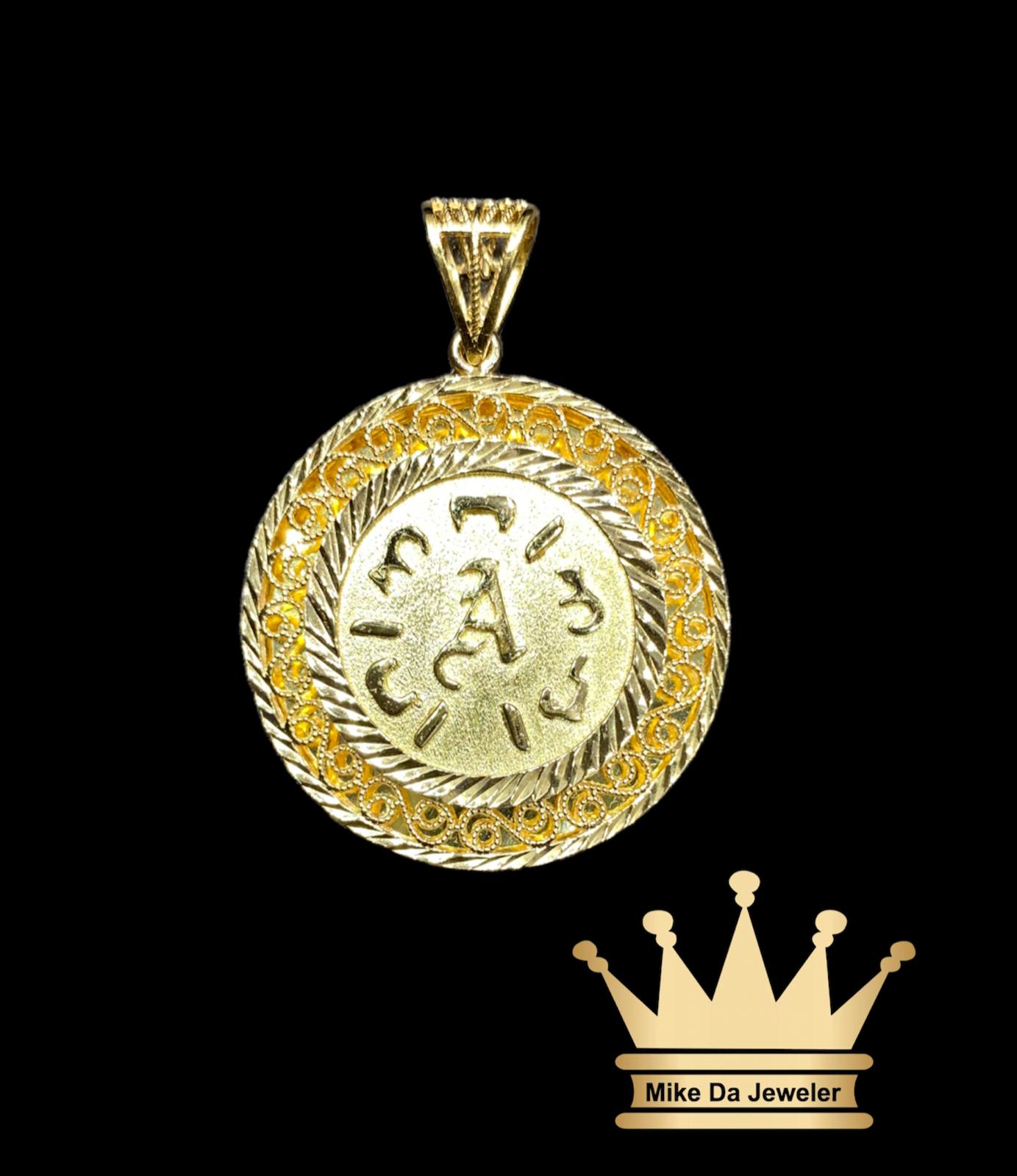 21k Handmade Customized Pendant