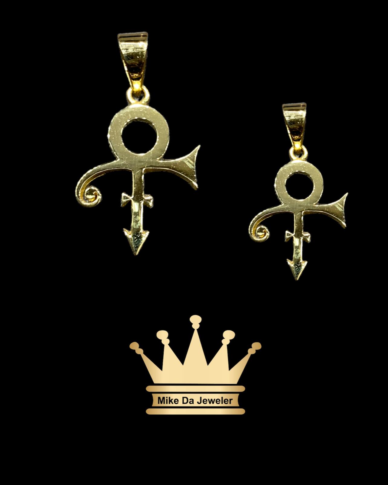 18k Customized Symbols Pendant