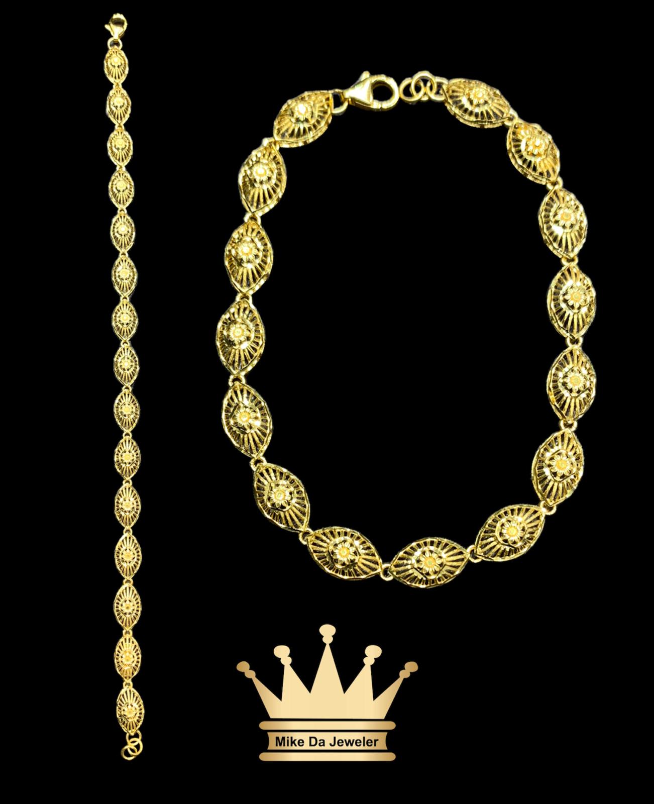 21K Yellow Gold Bracelet