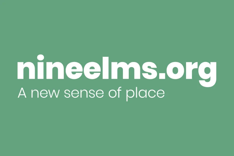 NineElms.org logo on a green background.