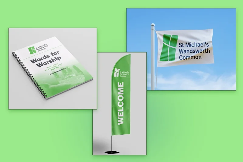St Michael's Wandsworth Common logo